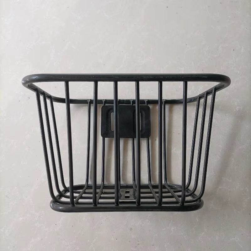 Promotion : 1 panier arrière de vélo réglable noir, facile à installer, en métal durable, pour VTT