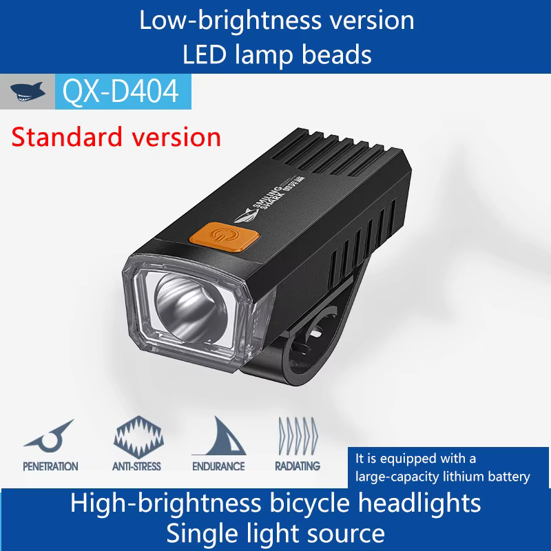 PARMA Phare de vélo de nuit avec lumière forte, rechargeable, chargement de VTT, lampe de VTT étanch
