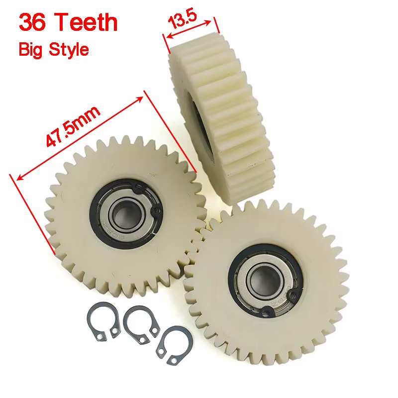 Grand engrenage moteur de véhicule électrique, 36 T, 47.5mm de diamètre, vélo électrique 608, pièces