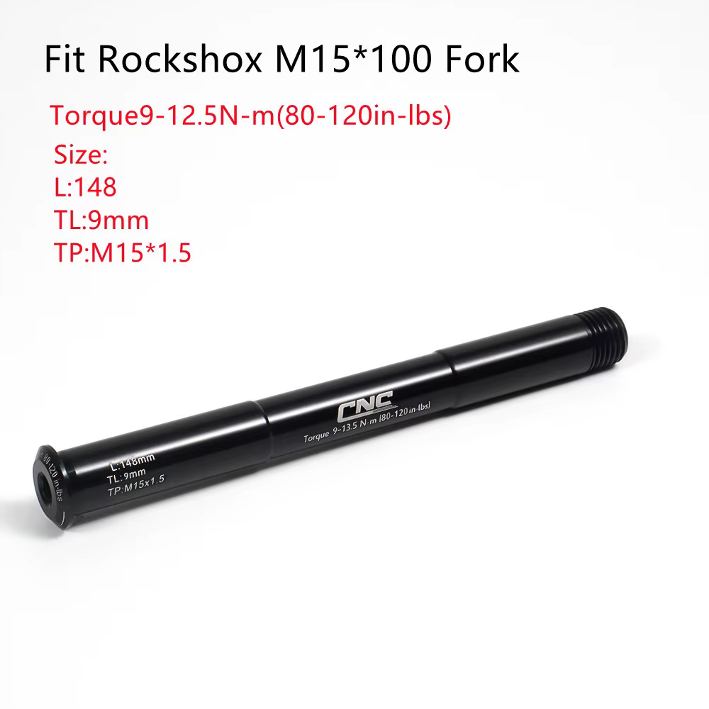 Moyeux avant de vélo vtt, brochette 15x100 Boost 15x110, arbre d'essieu traversant M15 15*100 15*110