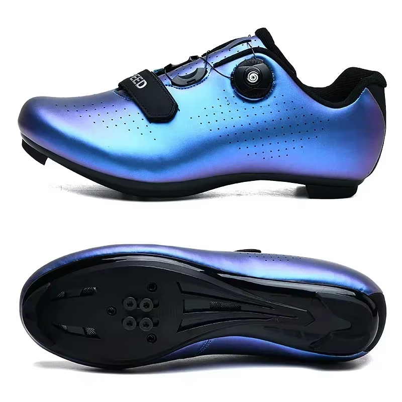 Chaussures de cyclisme professionnelles pour hommes, baskets SPD pour vélo de route, chaussures de c