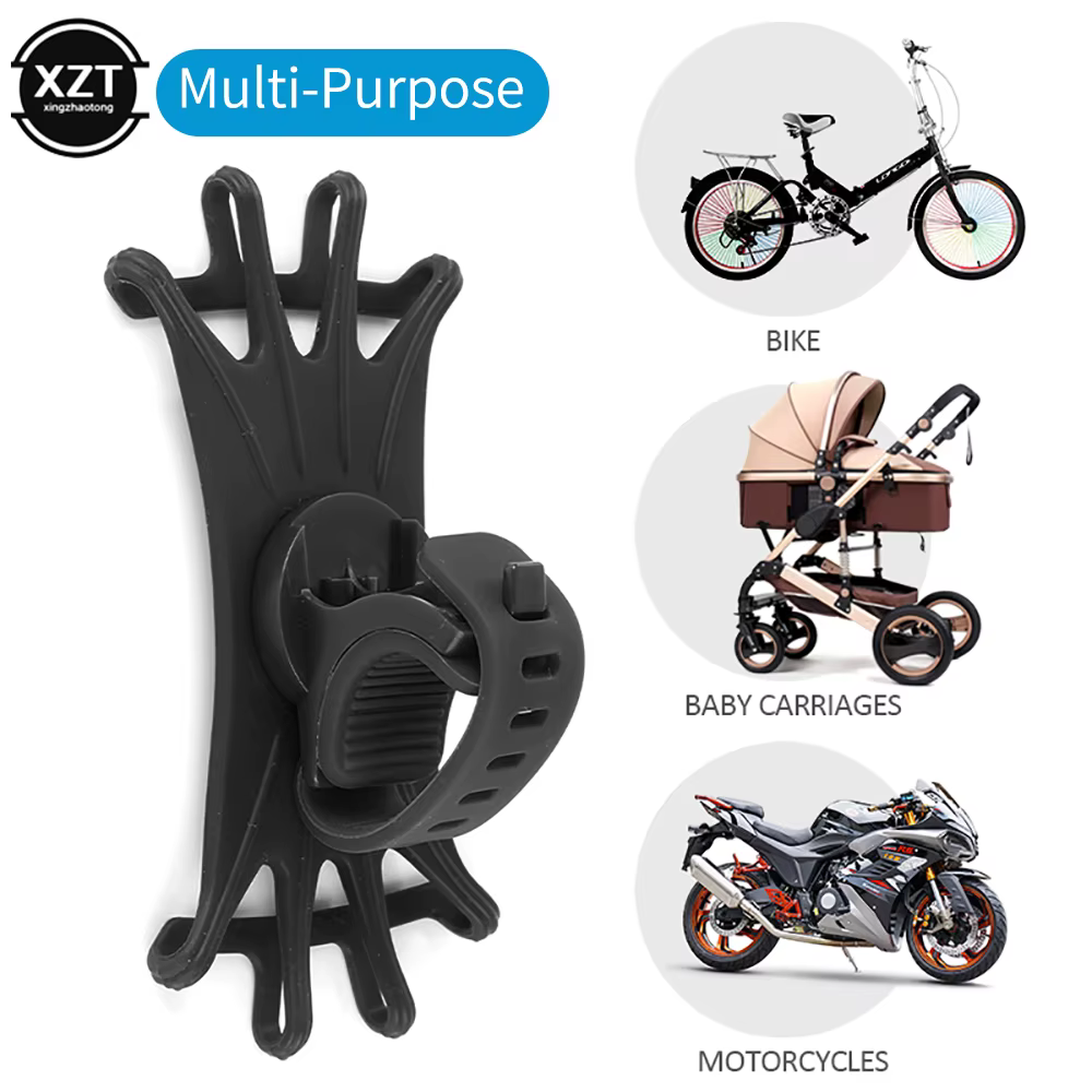Support pour téléphone portable pour scooter de vélo 360 ° Poignée rotative téléphone portable GPS