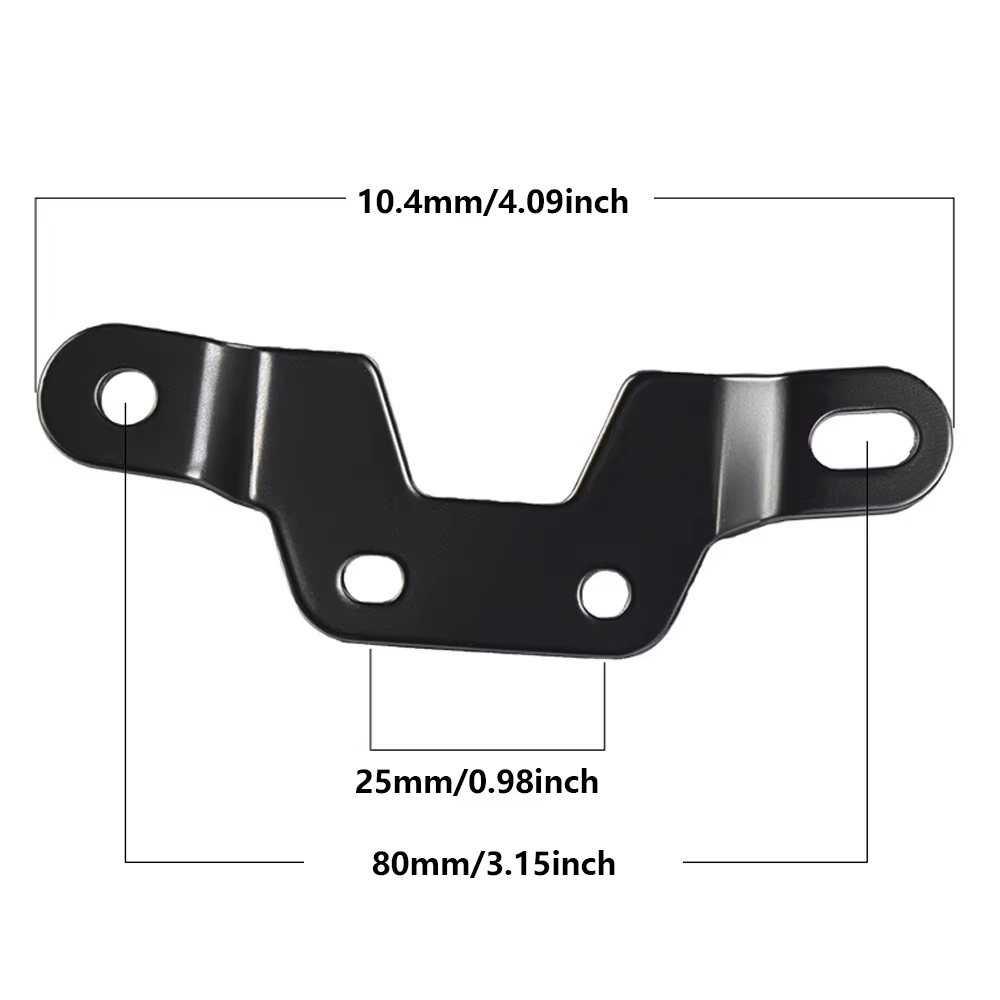 Support de plaque d'immatriculation arrière pour scooter électrique et vélo électrique, cadre long a