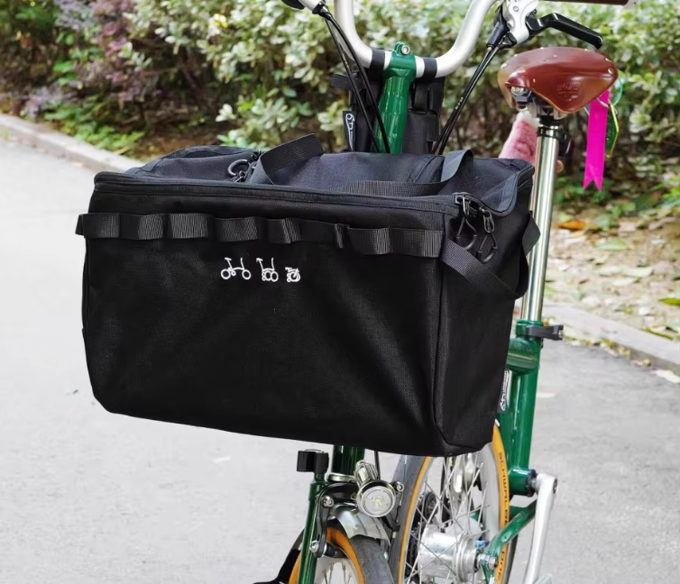 Sac de vélo pliant pour animaux de compagnie, panier avant Brompton, sac de loisirs en plein air 40x
