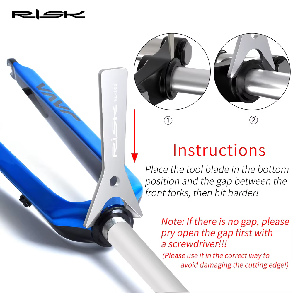 Risque clé d'espacement de Base de casque de vélo, outil de retrait de course de couronne de casque