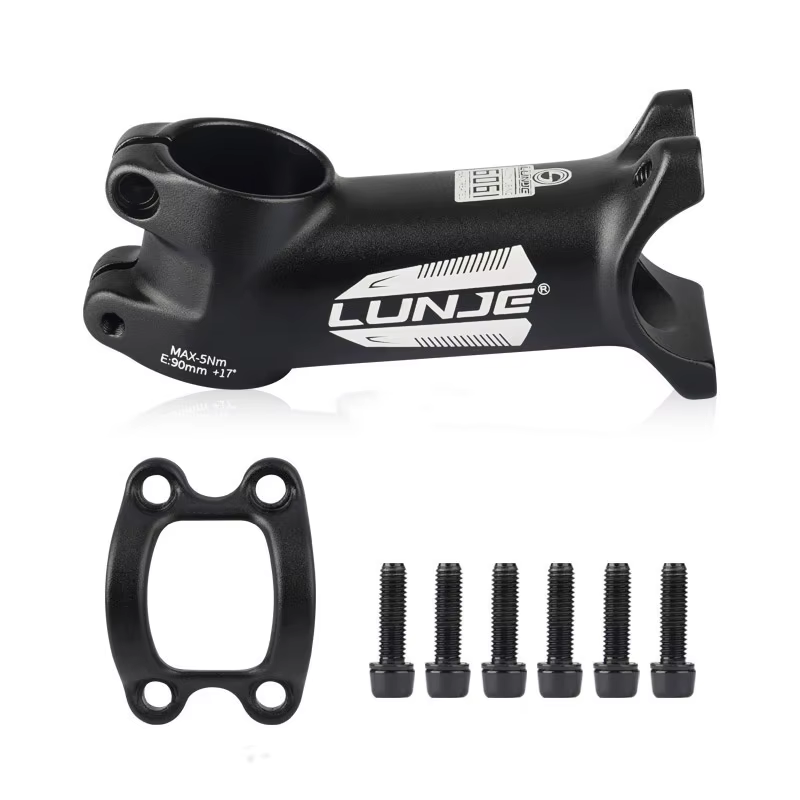 Tige de puissance de vélo ultralégère 10 ° /17 ° /25 ° /35 °   Tige de vélo de route vtt 31.8, tige 