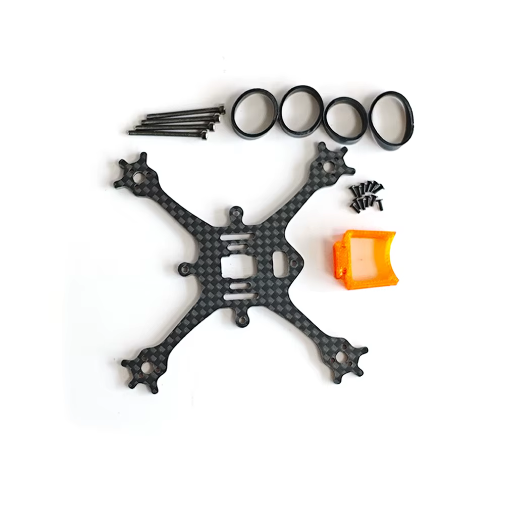 Kit de châssis Velociraptor 2 pouces 90 mm / 3 pouces 116 mm 1S 2S compatible avec le système numéri