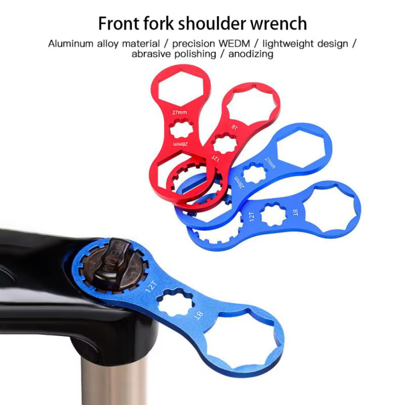 Suntour – outil de réparation de fourche avant de vélo vtt, clé d'épaule, XCR XCT XCM RST 8/12T 27/2