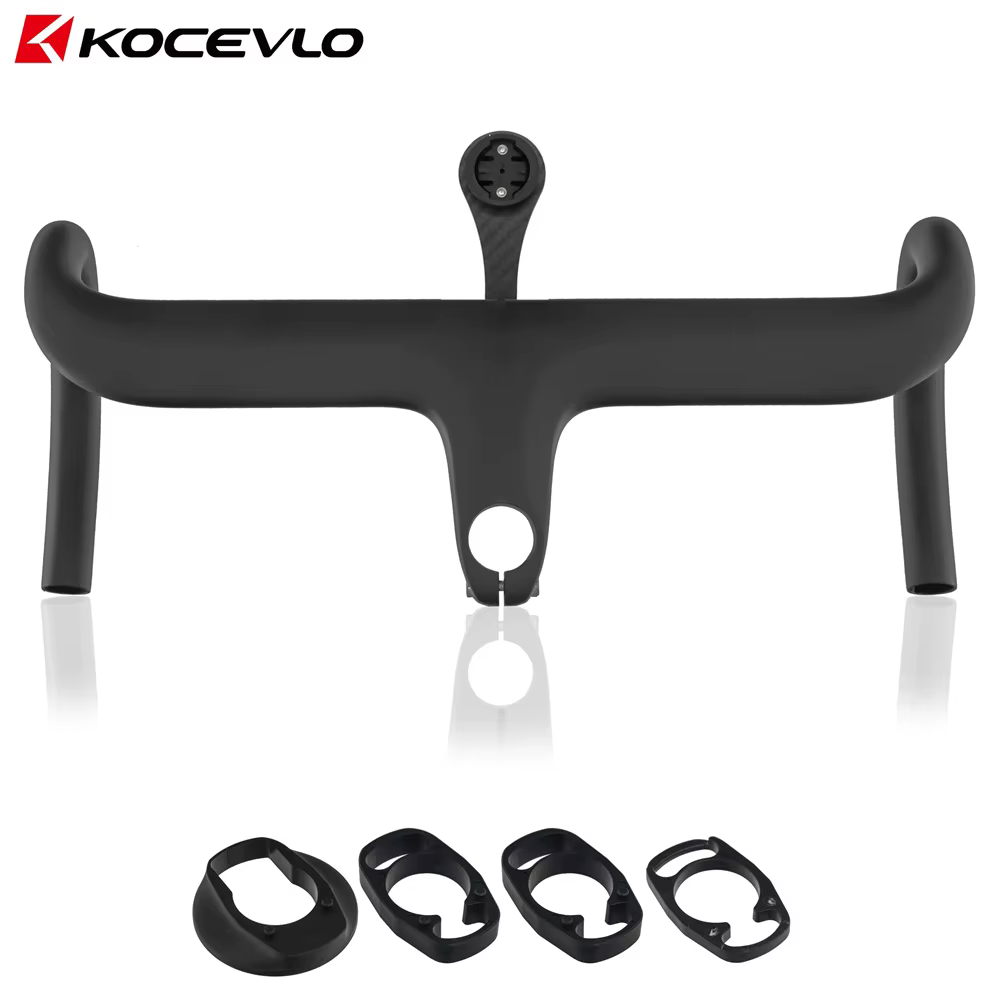KOCEVLO vélo de route guidon de vélo intégré entièrement en carbone pour vélo de route Sunspeed avec