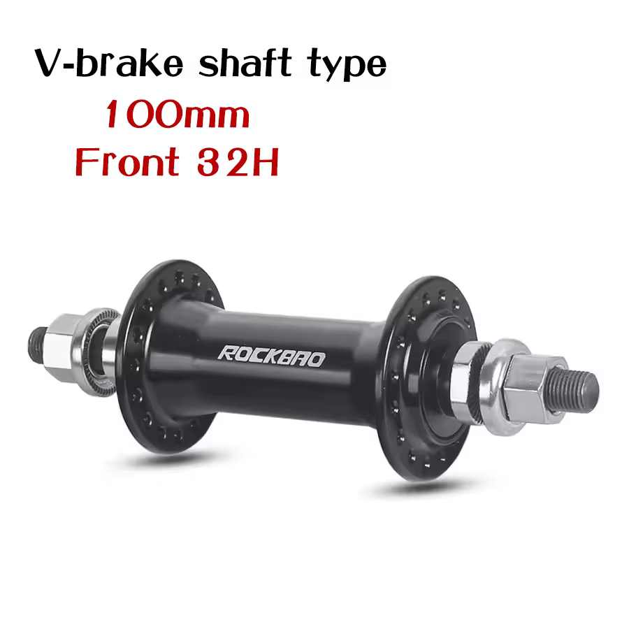Moyeux de roue rotatifs pour vélo de montagne, frein en V, alliage d'aluminium, 24/32/36 trous, 100/