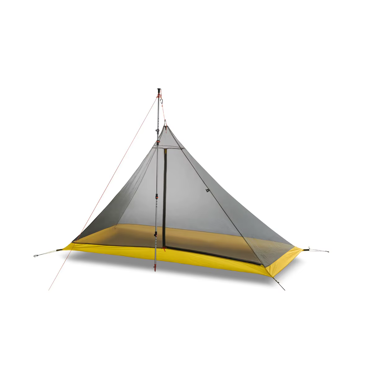 Hikeburger noeud 145 cm pyramide ultralégère 1.45 m tente intérieure sans tige 2-4 personnes Camping
