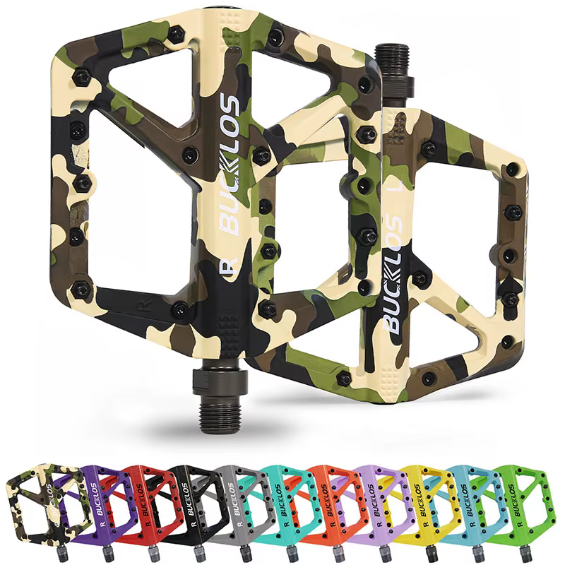 BUCKKub-Pédales de vélo plates en nylon ultralégères