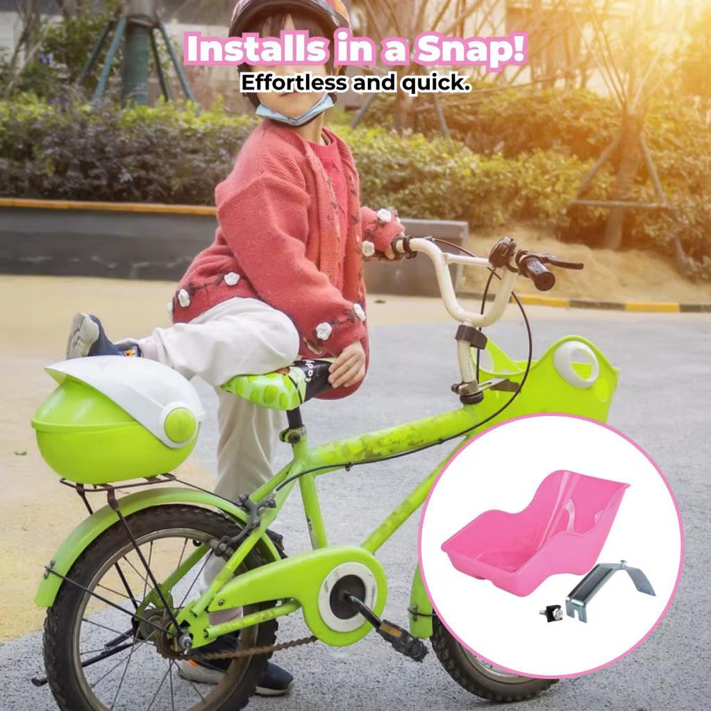 Porte-siège de vélo pour poupée bébé