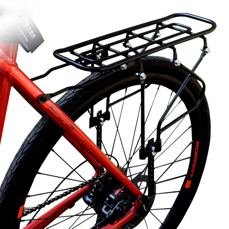 Porte-bagages arrière en alliage d'aluminium pour VTT