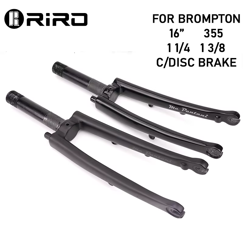 RIRO fourche de vélo pliante pour Brompton 16 ''355 1 1/4 1 3/8
