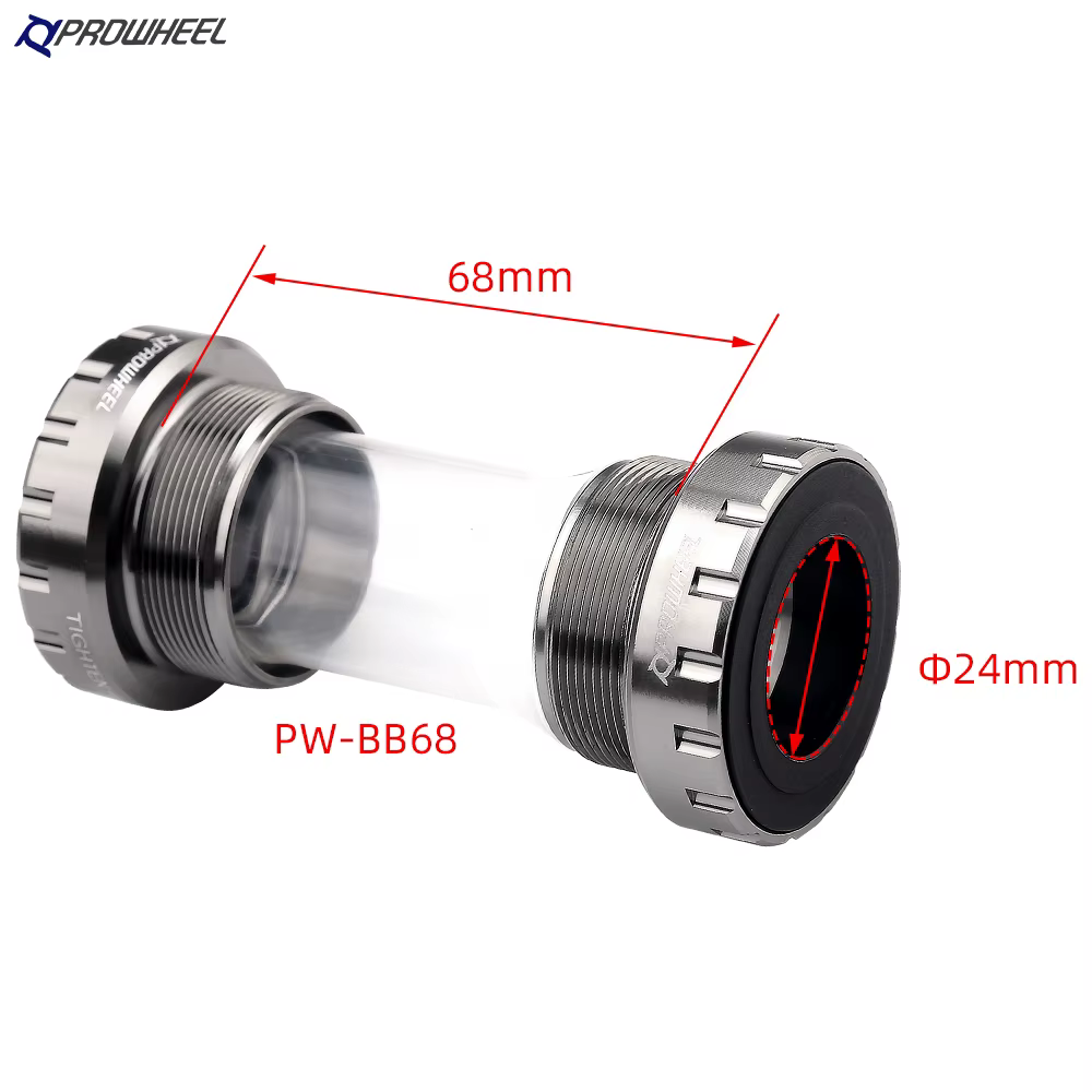 Manivelle de vélo de route PROWHEEL DMA GXPP en alliage d'aluminium 170 mm 172