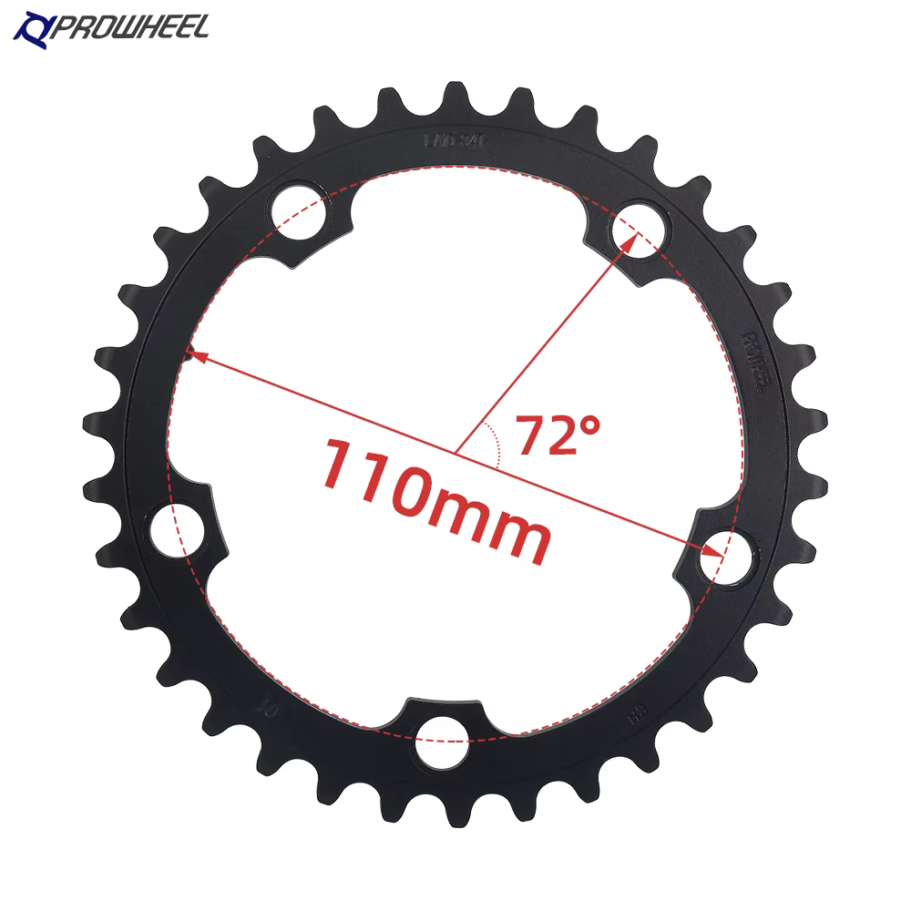 PROWHEEL-Pignon de vélo de route 110BCD 130BCD, double pignon de vélo pour plateau R7000, R8000, 4/5 griffe, 34T, 50T, 39T, 53T, 9 V, 10 V, 11V