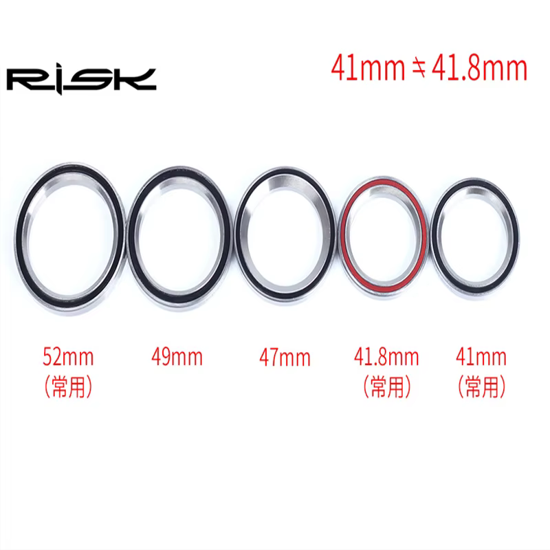 Risque vélo casque roulements 41/41.8/47/49/52mm vtt route