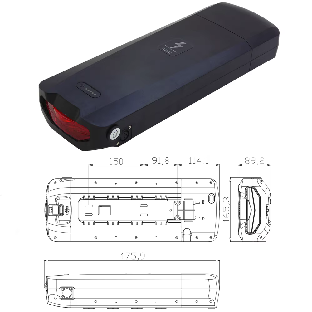 PerfecElectric-Batterie Lithium-ion 36/48V