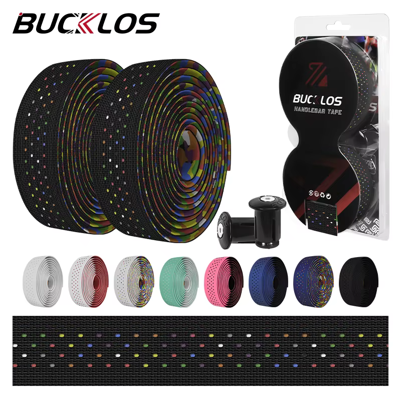 BUCKLOS – enveloppe de guidon de vélo de route en Silicone