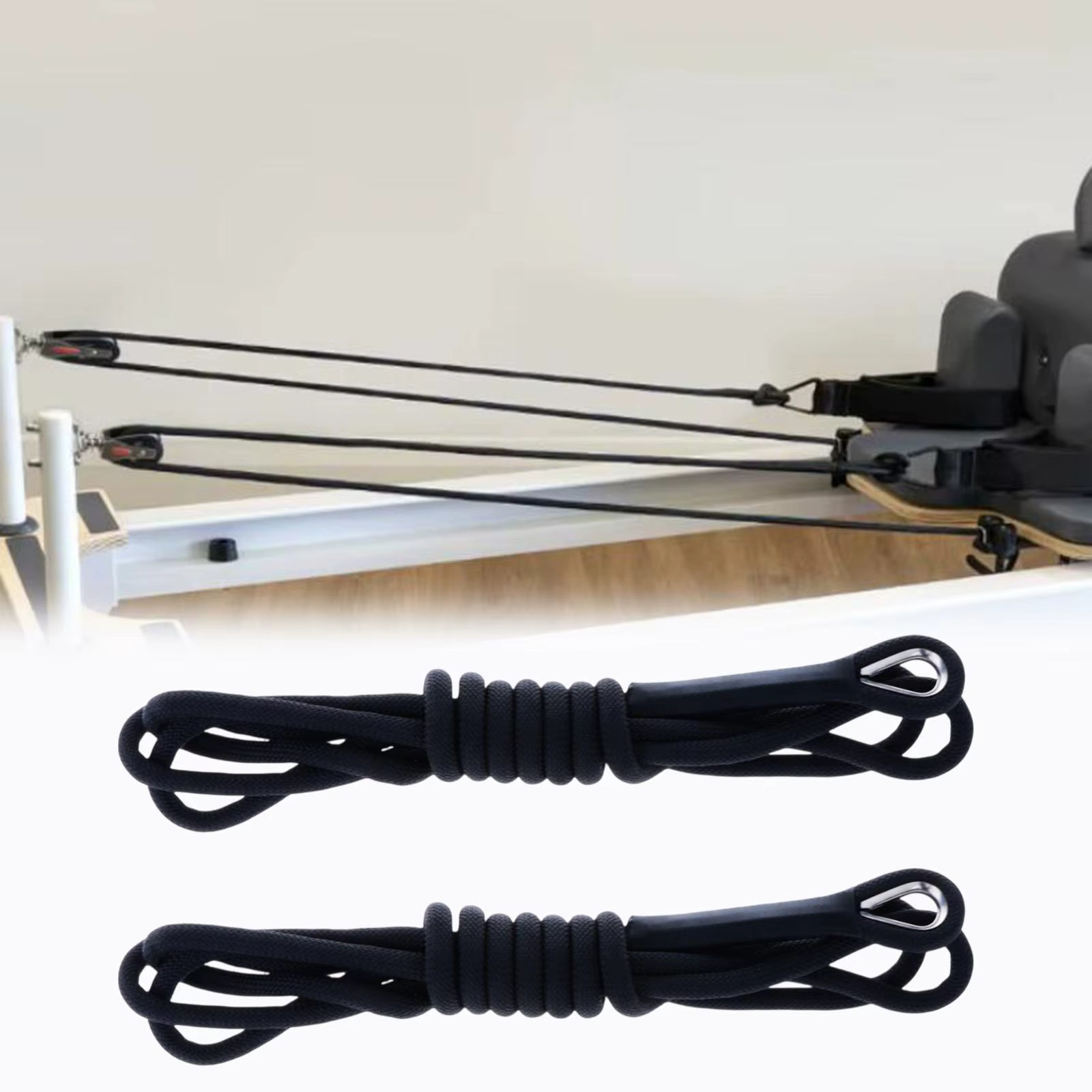 Matériel de ceinture de traction de réformateur de Pilates, sangle professionnelle pour équipement d'exercice d'équilibre assis, accessoires de lit de base de Pilates