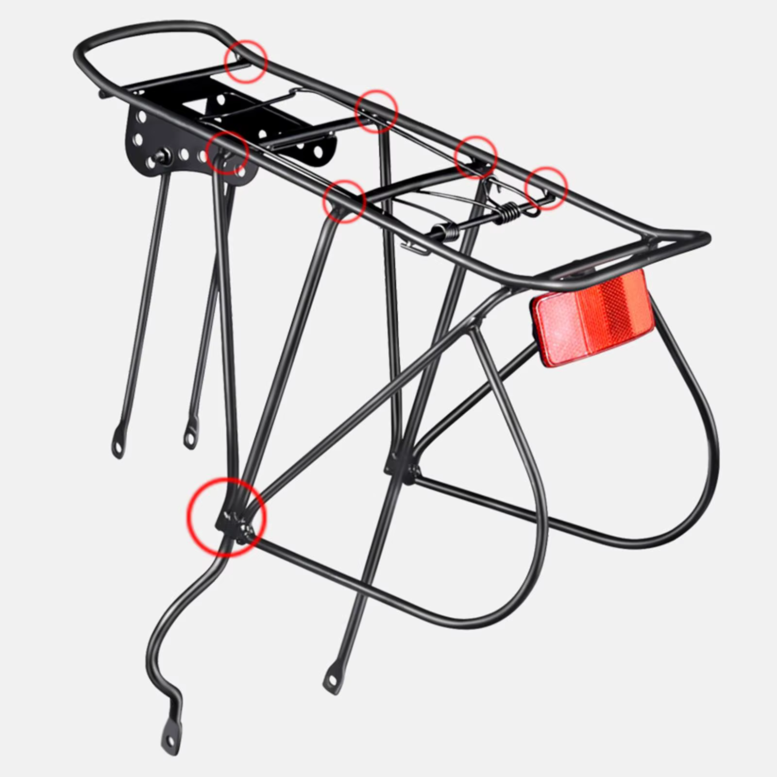 Porte-bagages arrière pour vélo