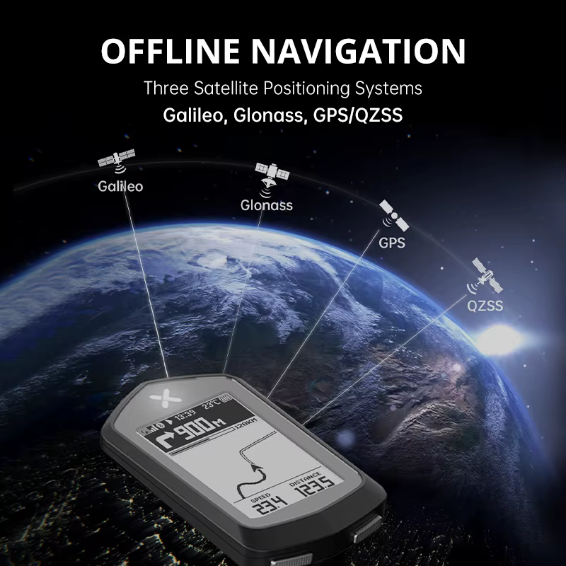 XOSS carte Navigation NAV ordinateur de vélo sans fil cyclisme GPS compteur de vitesse étanche Bluetooth ANT + capteurs