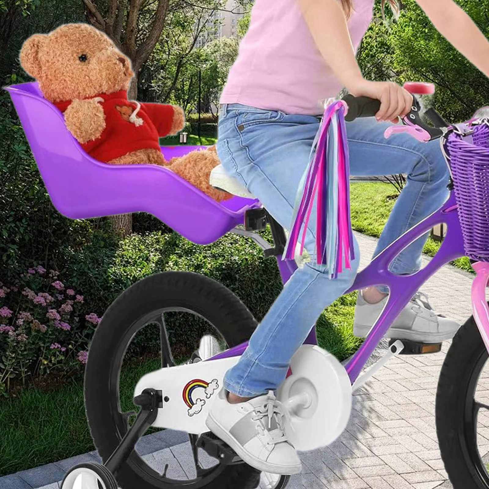 Porte-siège de vélo pour poupée bébé