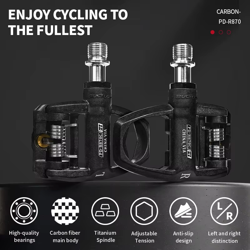 Pédales de vélo de route BUCKLOS