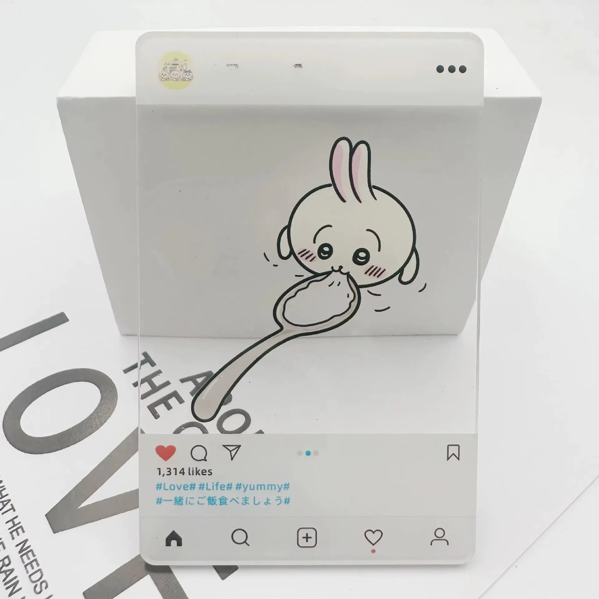 Carte photo transparente en acrylique Kawaii ckw, accessoire mignon pour selfie, style Instagram, pour les fans
