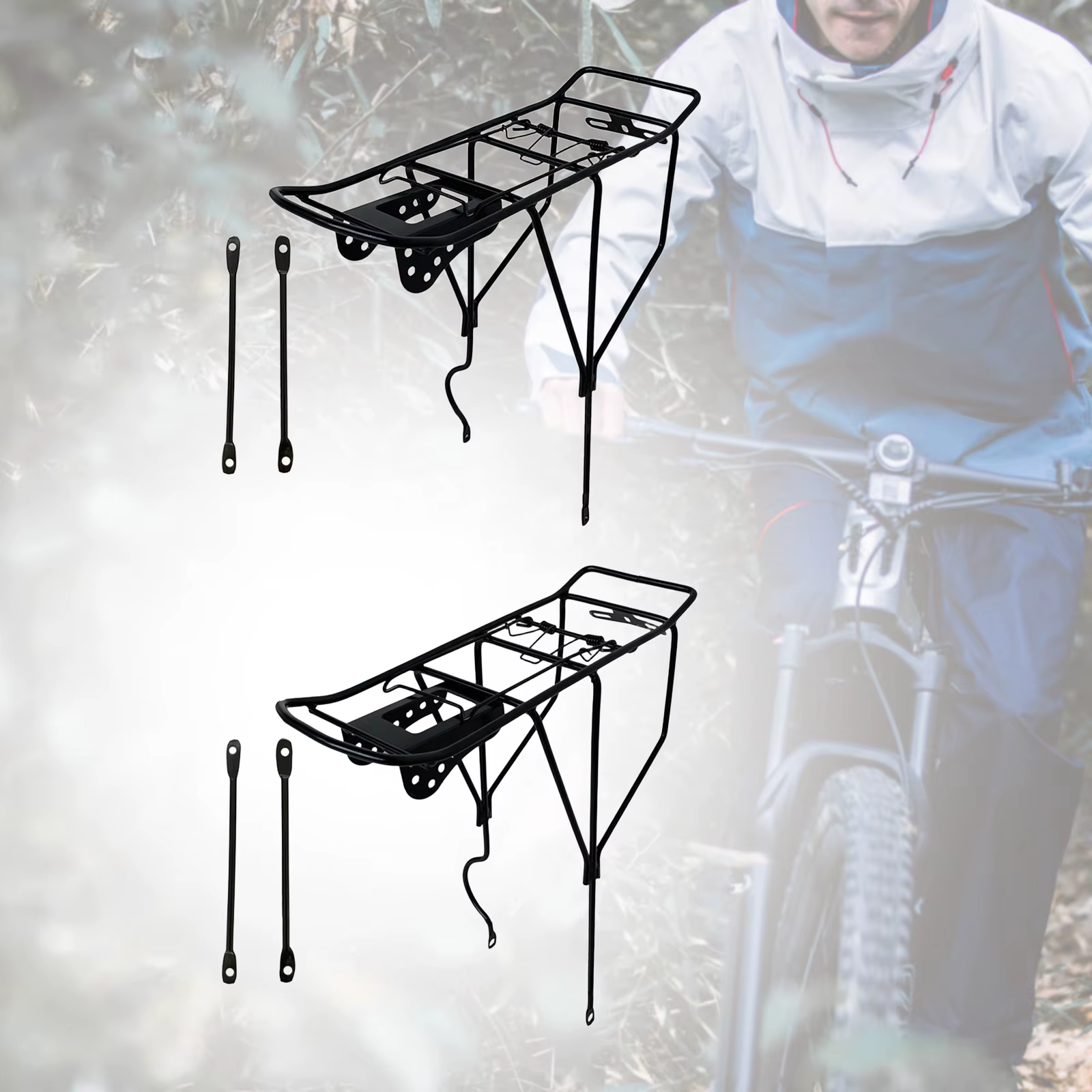 Porte-bagages arrière pour vélo