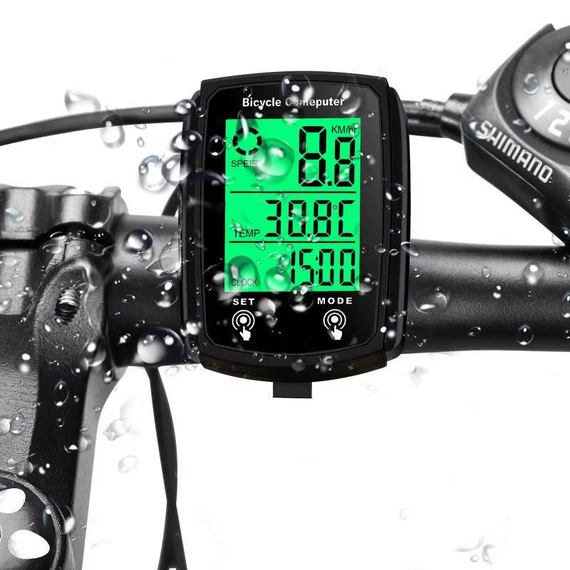Ordinateur de vélo compteur de vitesse filaire odomètre chronomètre