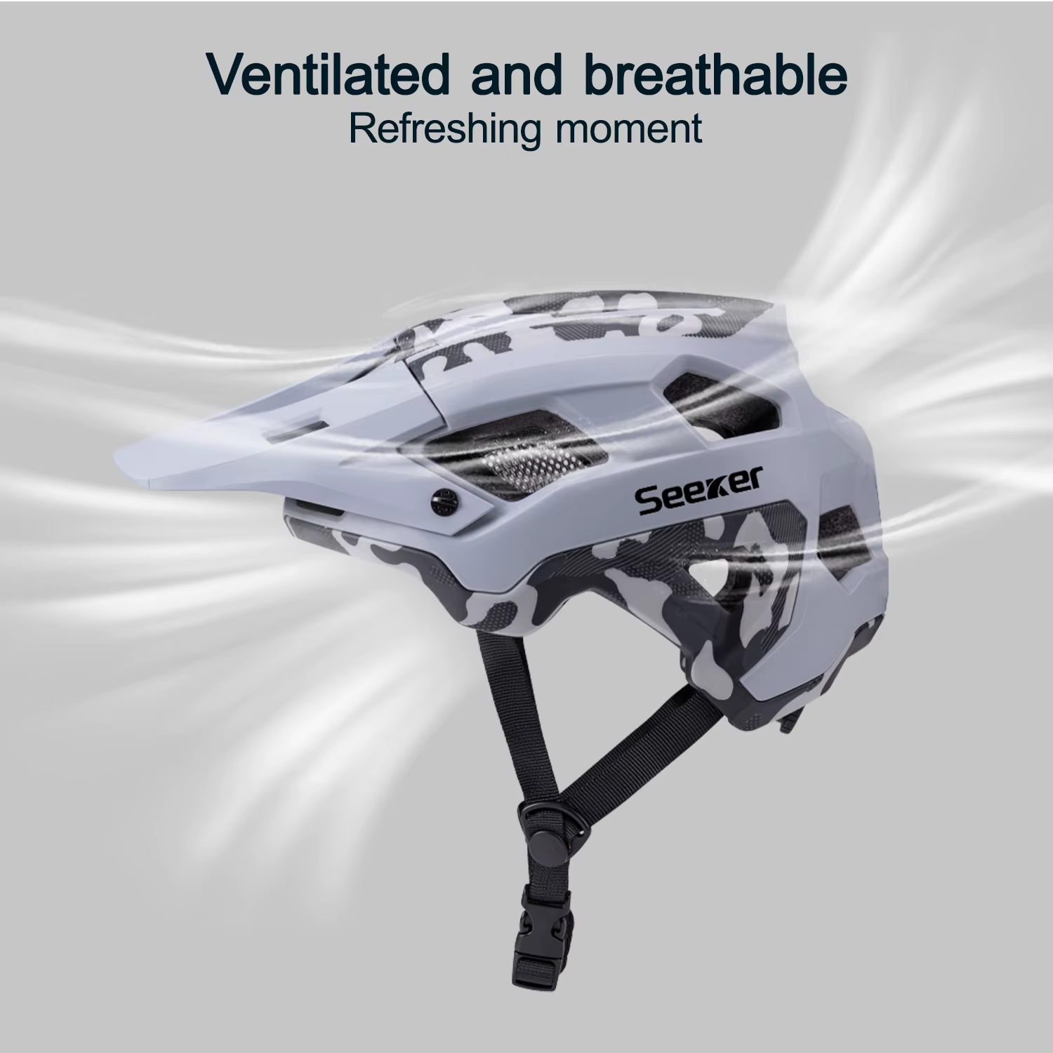 Casque de vélo de montagne Seeker Camouflage