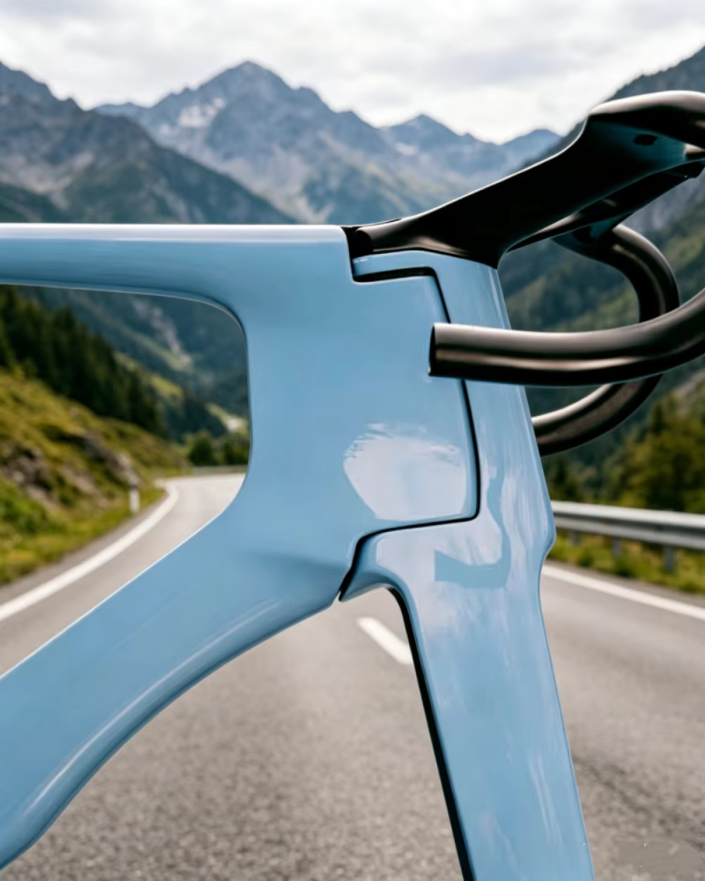Nouveau cadre de vélo de route en carbone 2026 avec boîtier de pédalier BBright compatible avec le groupe électronique