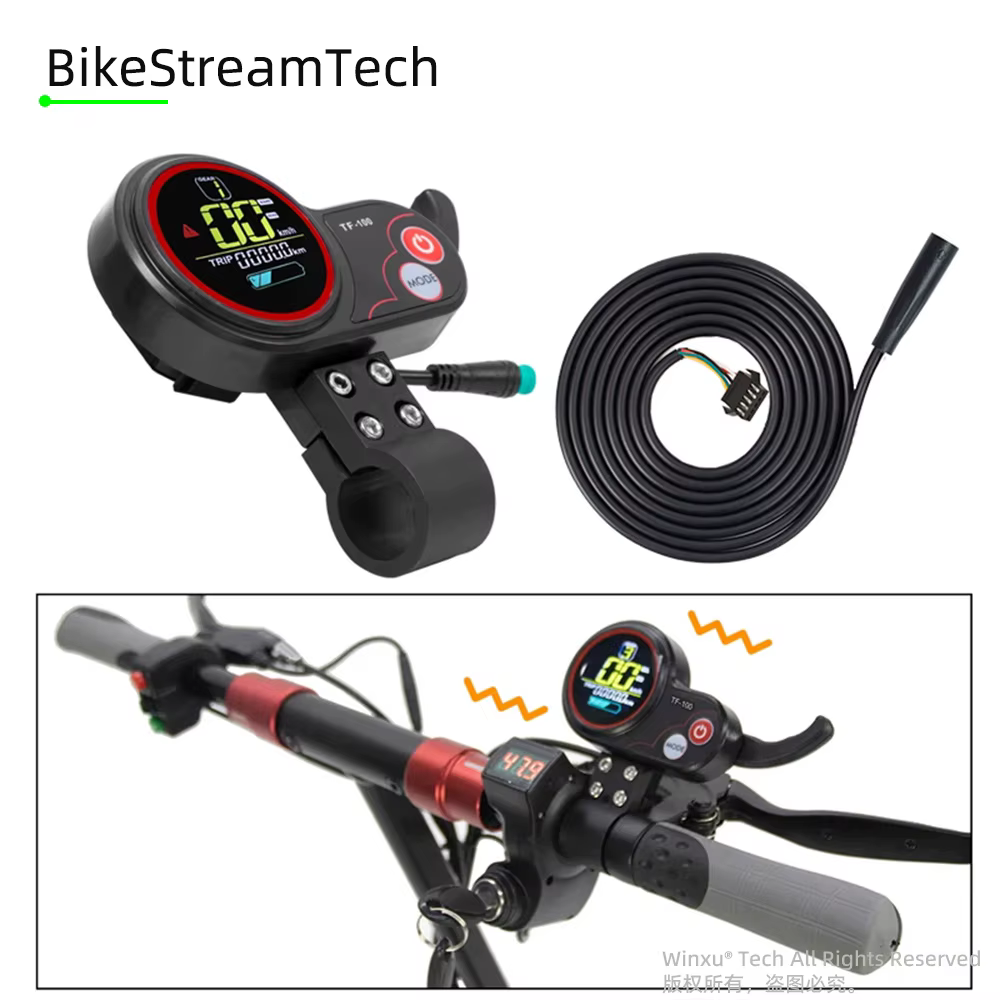 24V 36V 48V 60V 350W 18A 500W 25A e-scooter moteur sans brosse contrôleur FOC TF-100 LCD