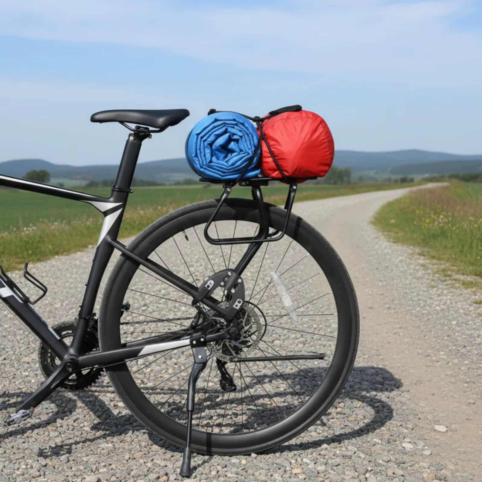 Porte-bagages arrière de vélo en alliage d'aluminium