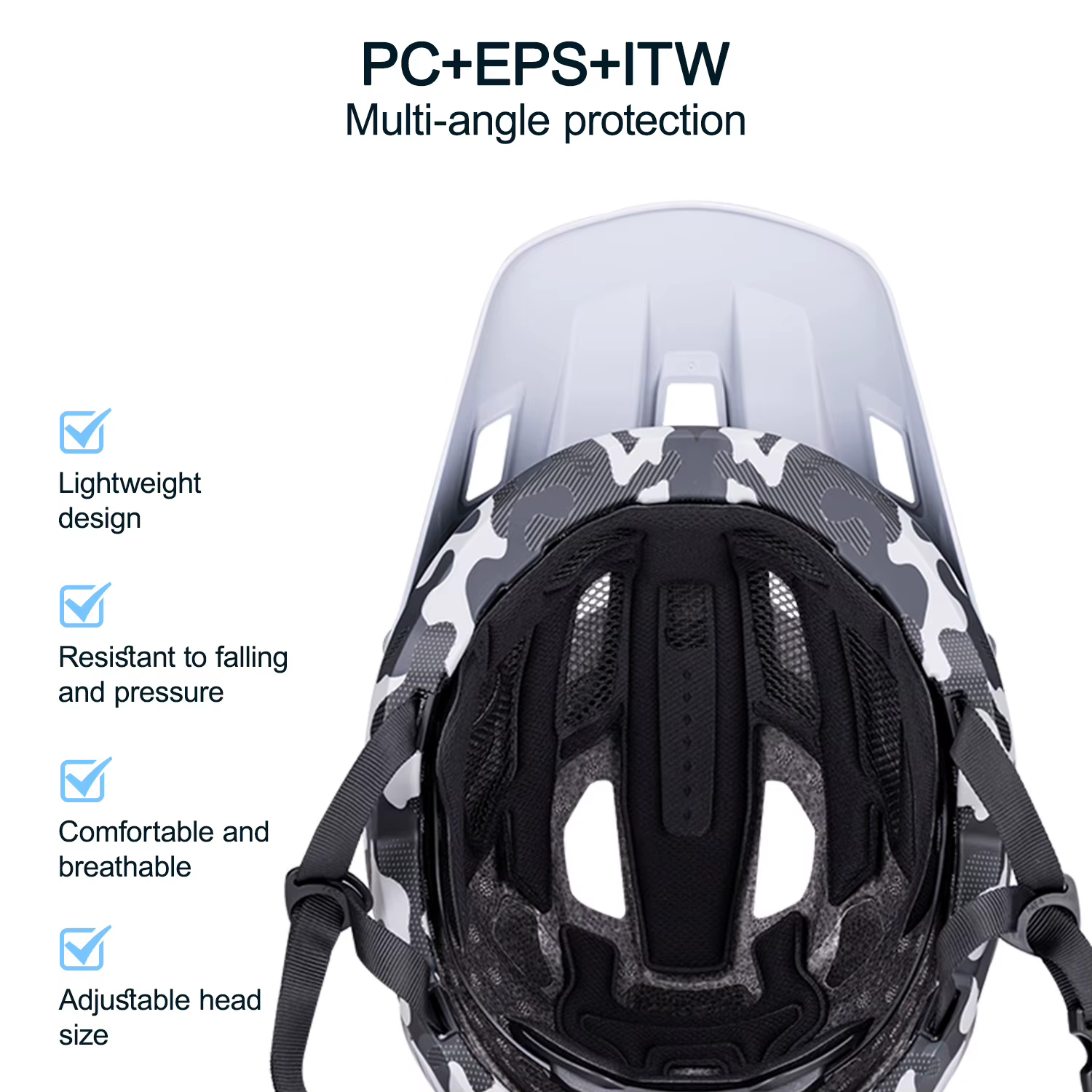 Casque de vélo de montagne Seeker Camouflage