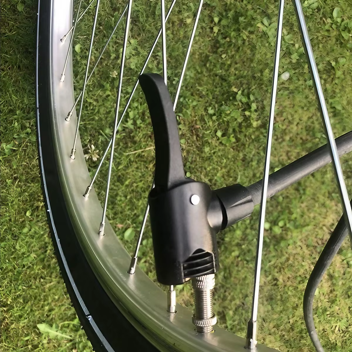 Buse de pompe de piste de vélo, convertisseur adaptateur à double tête