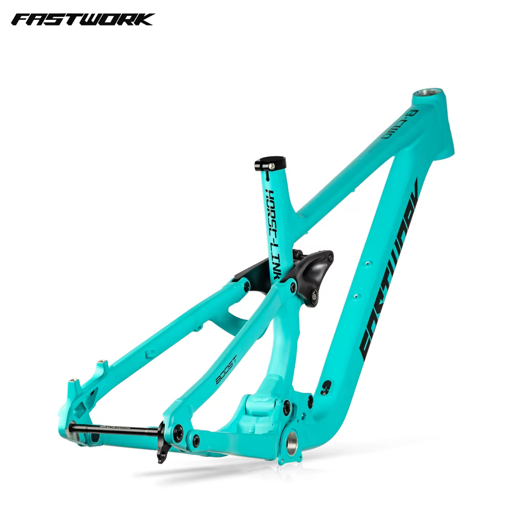 Cadre ENDURO cadre de Suspension complète en aluminium queue souple 27.5 29 Boost 12X148mm 4 maillons vtt amortisseur arrière descente AM Enduro cadres