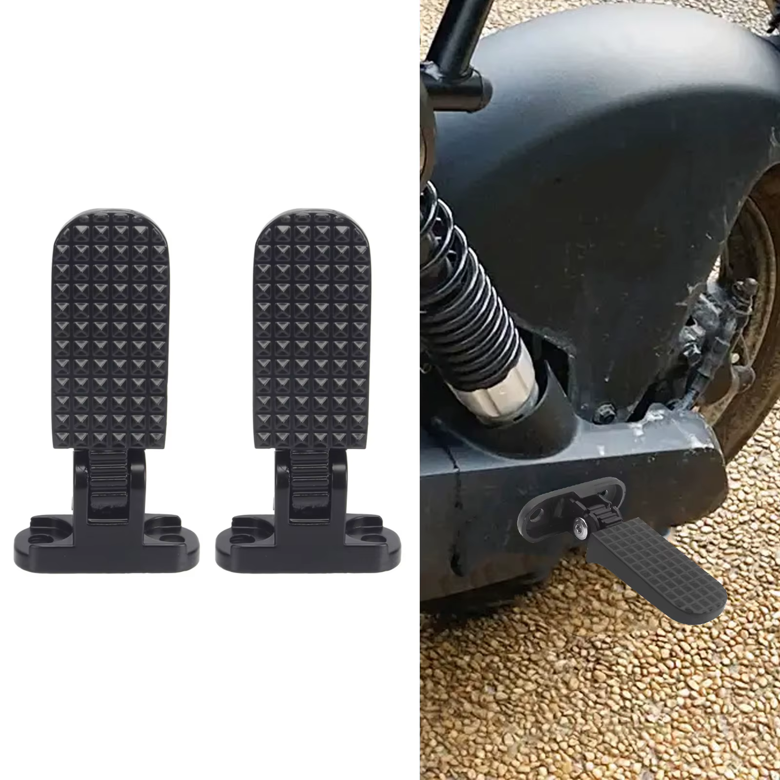 1 paire de pédales arrière pour vélo électrique
