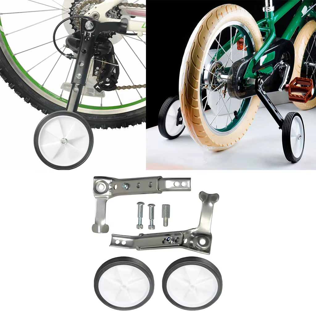 Paire de roues d'entraînement de vélo