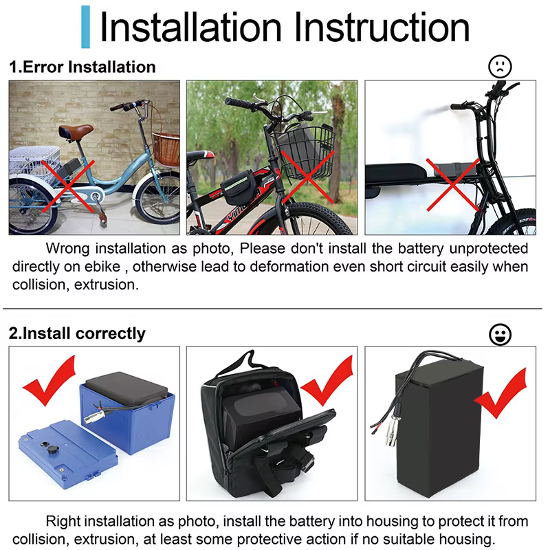 Batterie étanche en PVC pour moto électrique