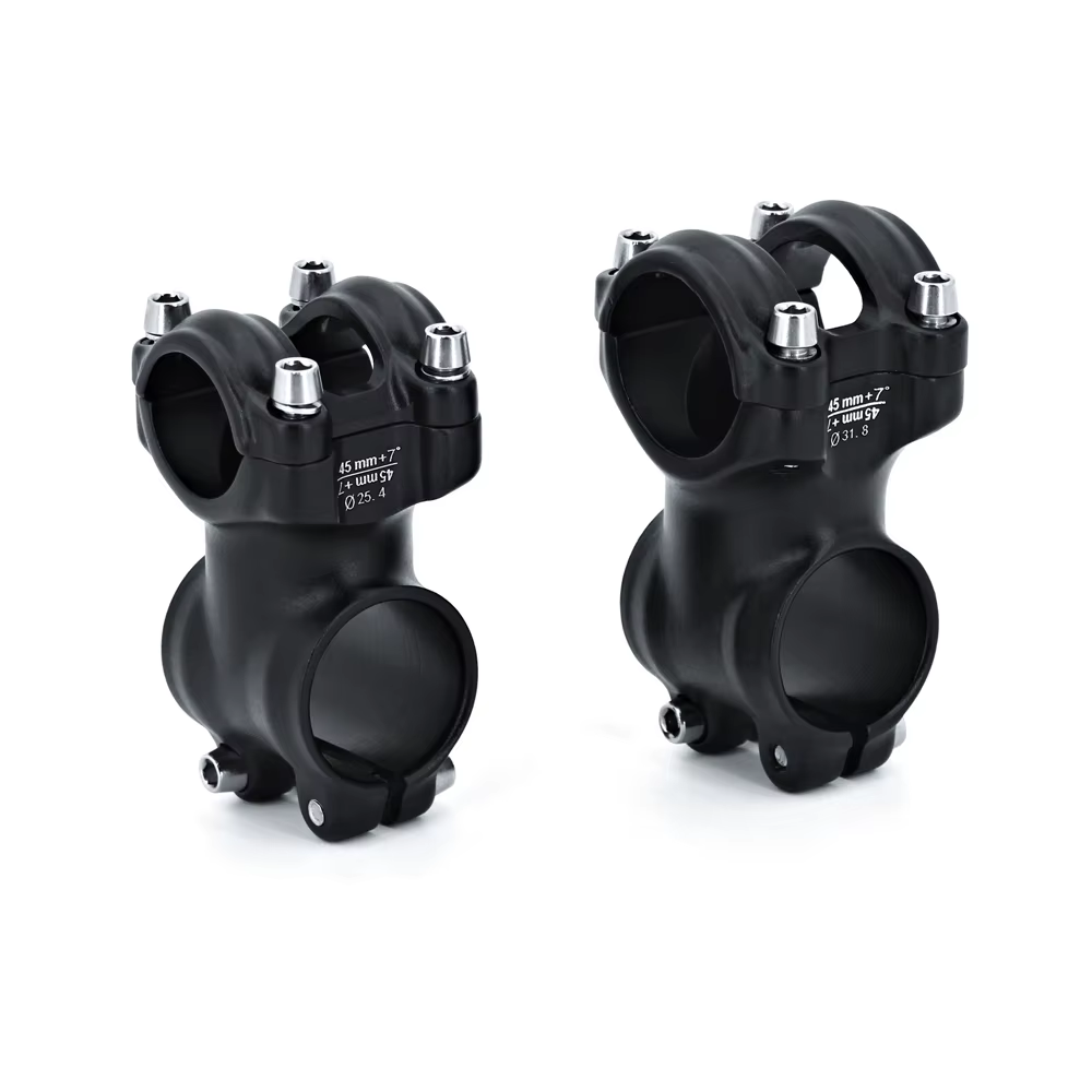 Tige de vélo de route de montagne ultralégère, pièce de vélo VTT, tige de vélo 7 résistante, usinée CNC, tige de vélo 256, 45mm, 25.4mm, 31.8mm