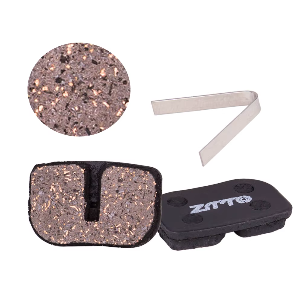 ZTTO 4 paires de plaquettes de frein de vélo semi-métal vtt en céramique silencieuse