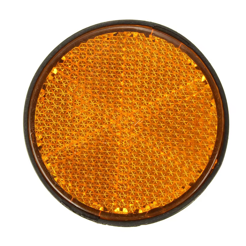 Réflecteurs orange ronds universels pour vélos Hurcycles RL