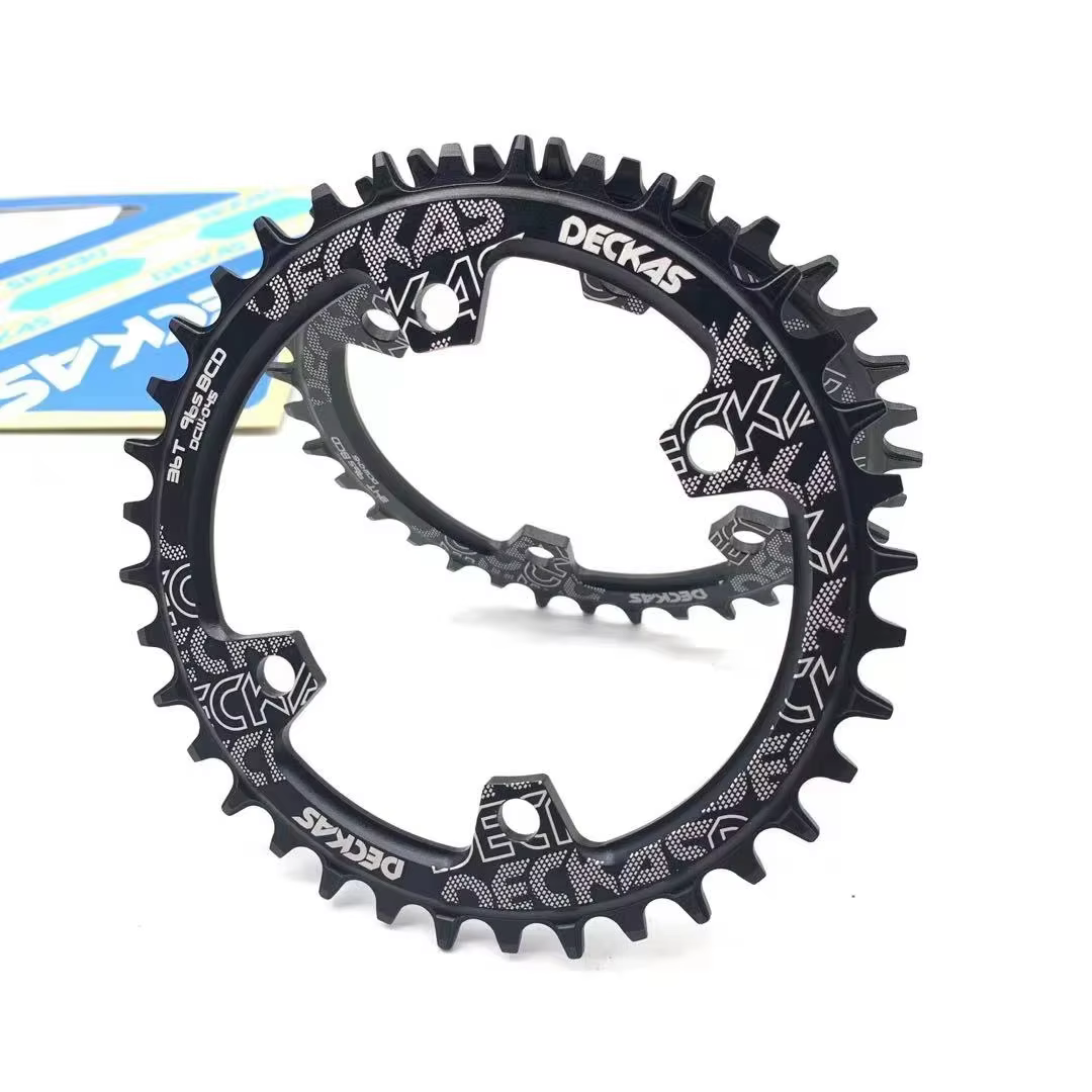 Deckas 96bcd plateau de vélo de montagne BCD 96mm asymétrie 32/34/36/38T pièces de plaque de couronne pour manivelle