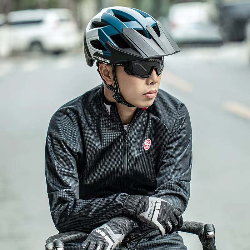 ROCKBROS casque de vélo respirant intégralement moulé