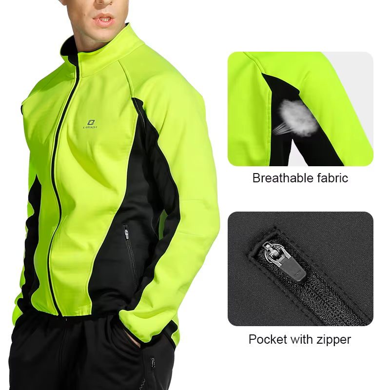 Veste de cyclisme thermique d'hiver