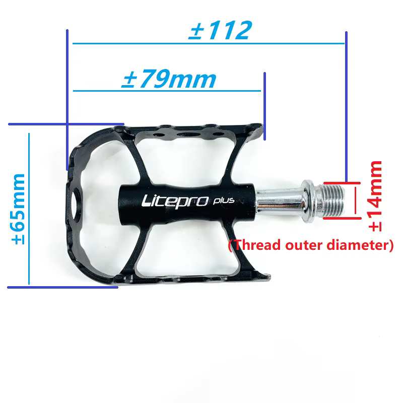 Litepro – pédale de vélo pliante ultralégère