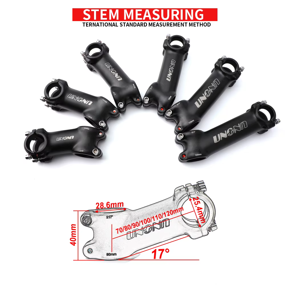 UNO vtt puissance 25.4 guidon Riser 17 degrés vélo